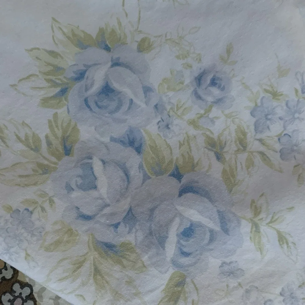 Simply Shabby Chic Duvet Blue Rose British Rose Ruffle Lace Queen
